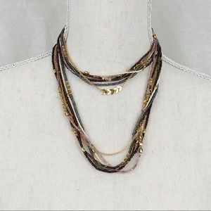 5 different kinds of necklaces in 1 (never worn)